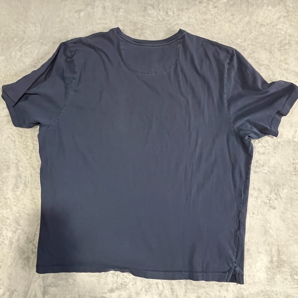 Tommy Bahama T-Shirt Adult Mens XXL Navy Relax Pima Cotton Short Sleeve Nautical - Picture 2 of 7
